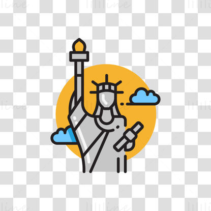 Statue of Liberty vector illustration