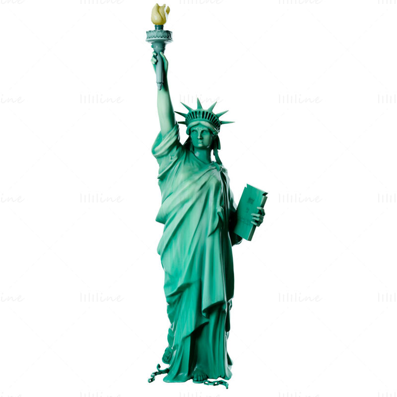 Statue The Liberty 3D Model