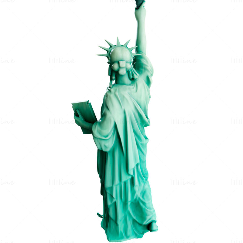 تمثال الحرية نموذج 3D