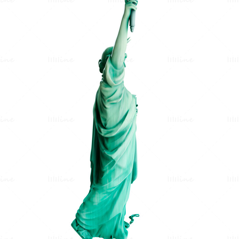 Standbeeld Het Liberty 3D-model