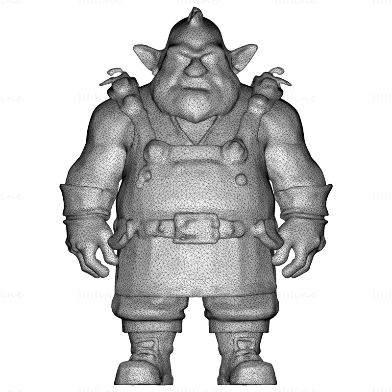 مدل پرینت سه بعدی Steampunk Gnome Tinkerer