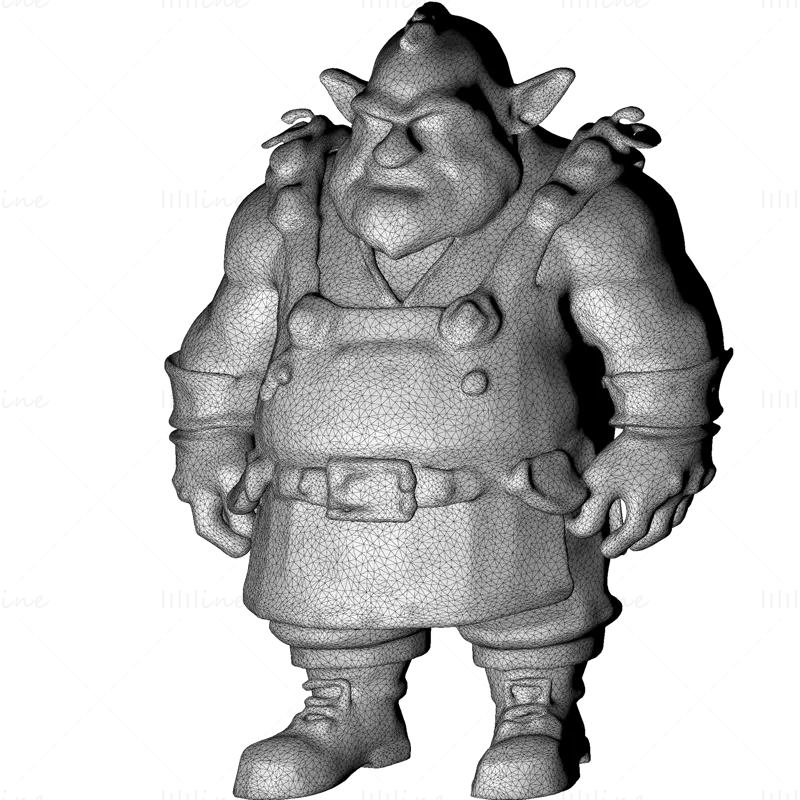 مدل پرینت سه بعدی Steampunk Gnome Tinkerer