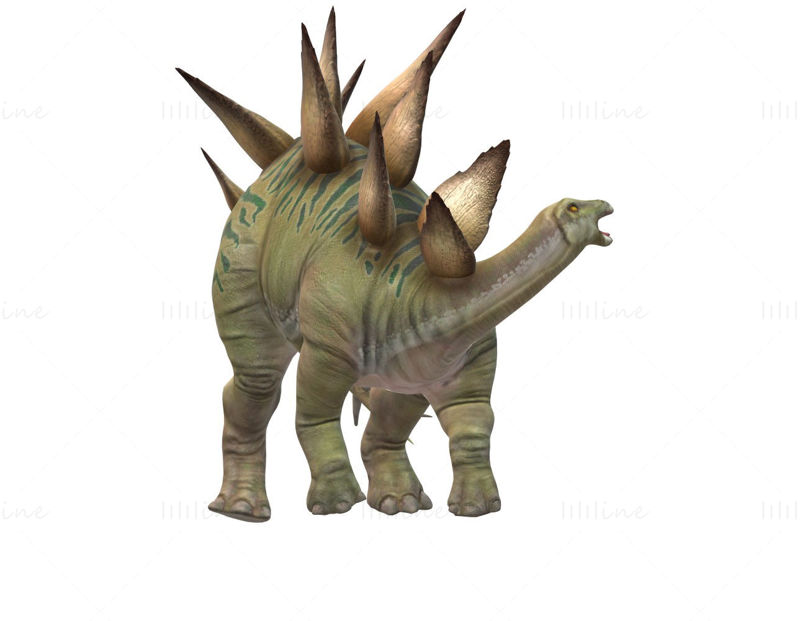 Stegosaurus Dinosaur 3D Model Ready to Print