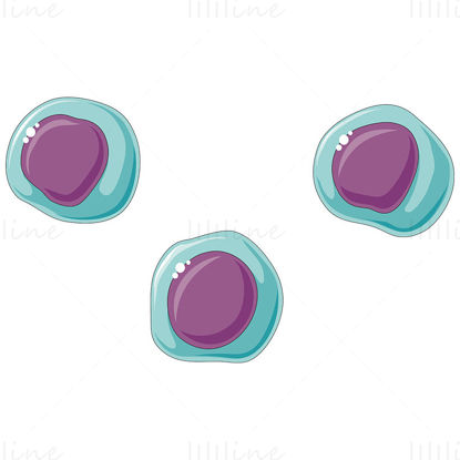 Stem cells vector scientific illustration