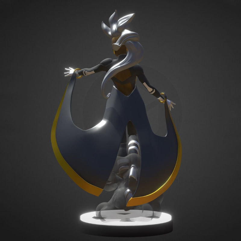 Storm Marvel Statue 3D Model Ready to Print STL