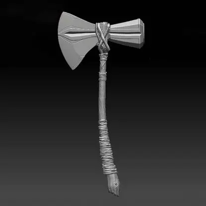 Stormbreaker - Thor Infinity War Axe 3D model za tiskanje STL