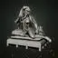 Stormtrooper Samurai Sitting Pose 3D Print Model STL File