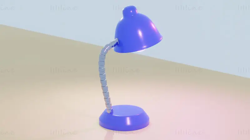 Studielamp 3D-model