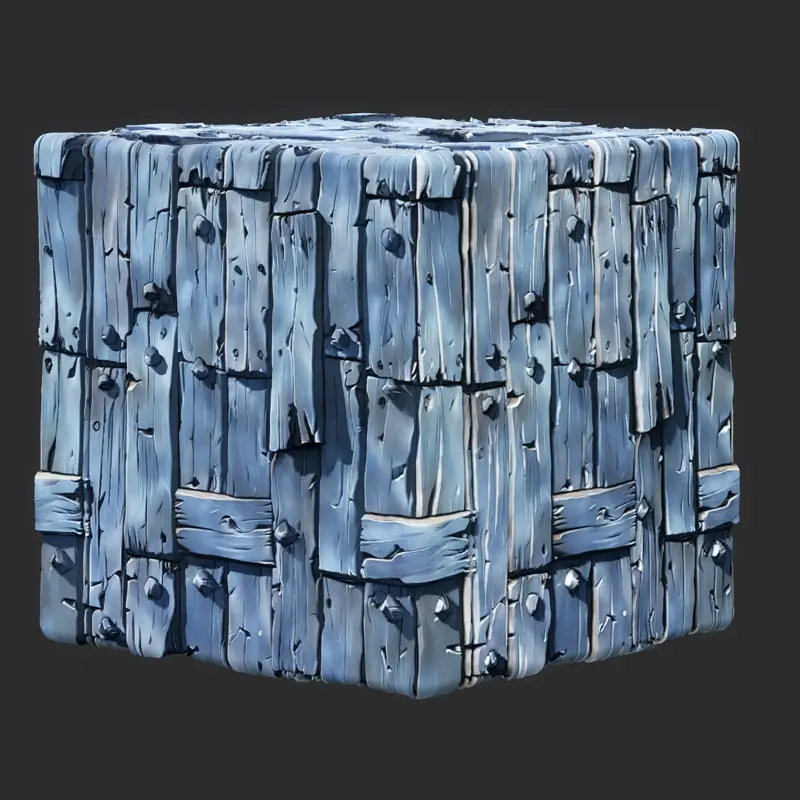 Texture transparente en bois bleu stylisé