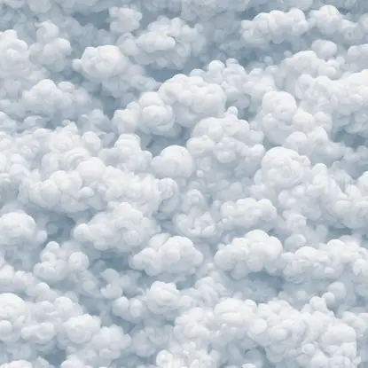 Brezšivna tekstura stiliziranih oblakov