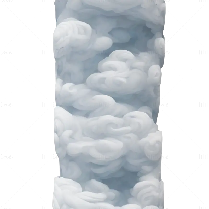 Безшевна текстура на стилизирани облаци