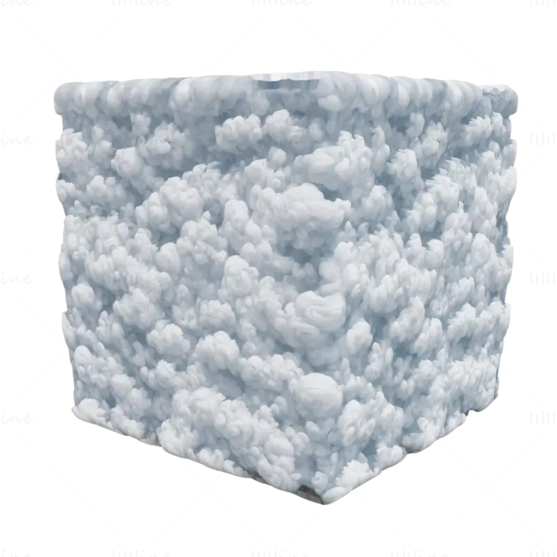 Texture transparente de nuages ​​stylisés
