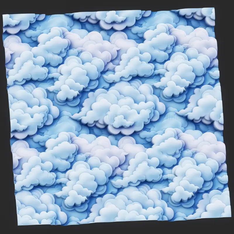 Stylized Clouds Seamless Texture