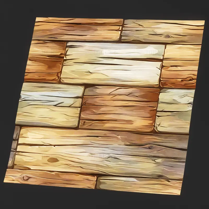 Стилизирана цветна дървена безшевна текстура