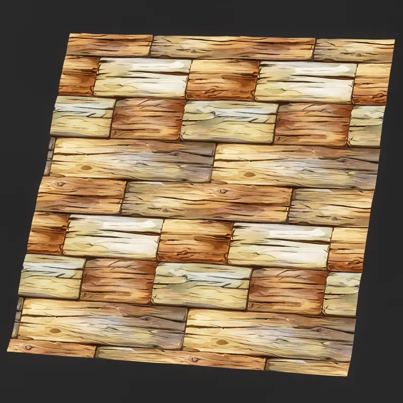 Brezšivna tekstura stiliziranega barvnega lesa