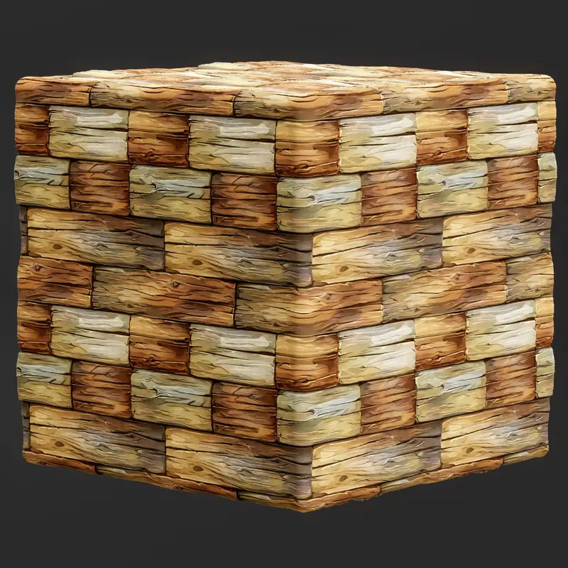 Stylizované barevné dřevo bezešvá textura