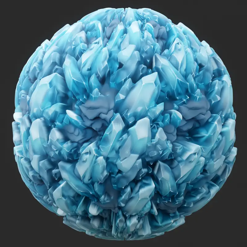 Stylized Crystal Mine Seamless Texture