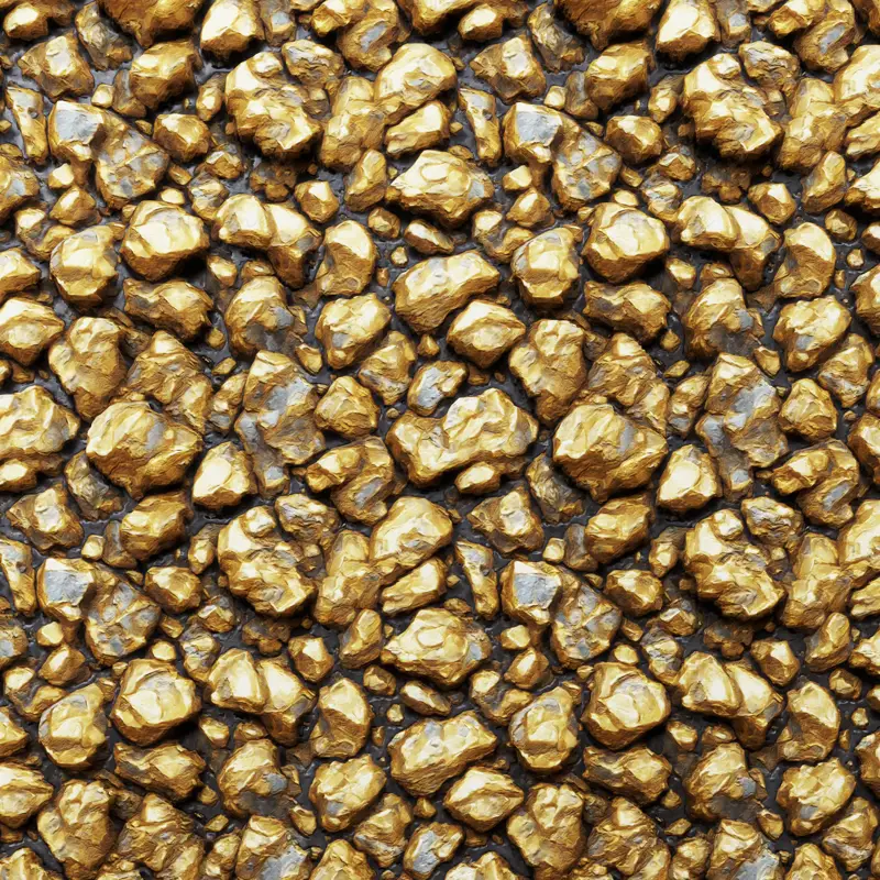 Stilisert gull sømløs tekstur