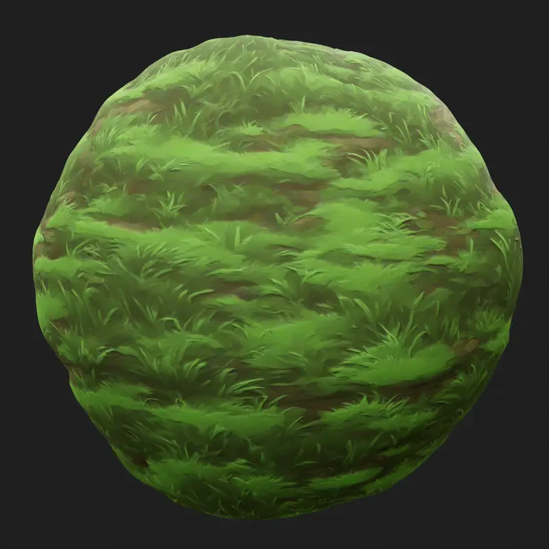 Stylizované trávy bezešvé textury