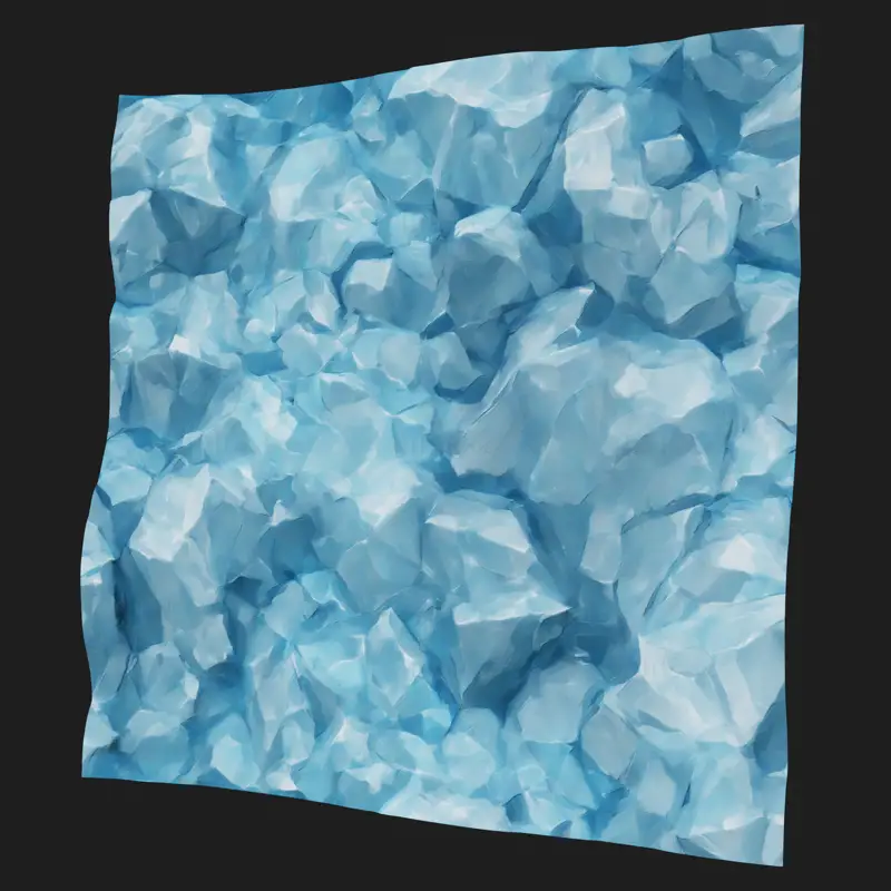 Stylized Ice Seamless Texture