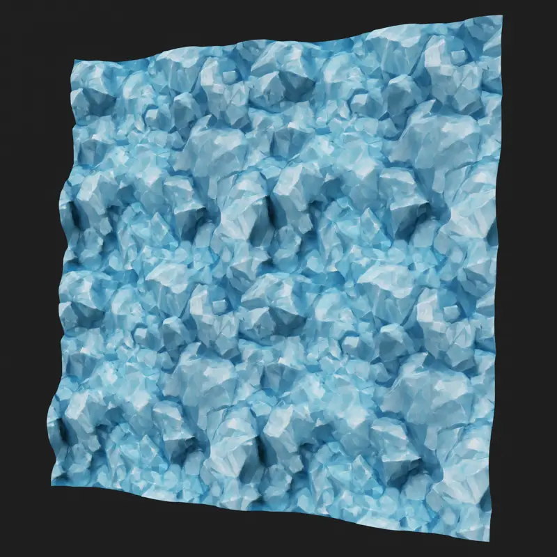 Texture transparente de glace stylisée