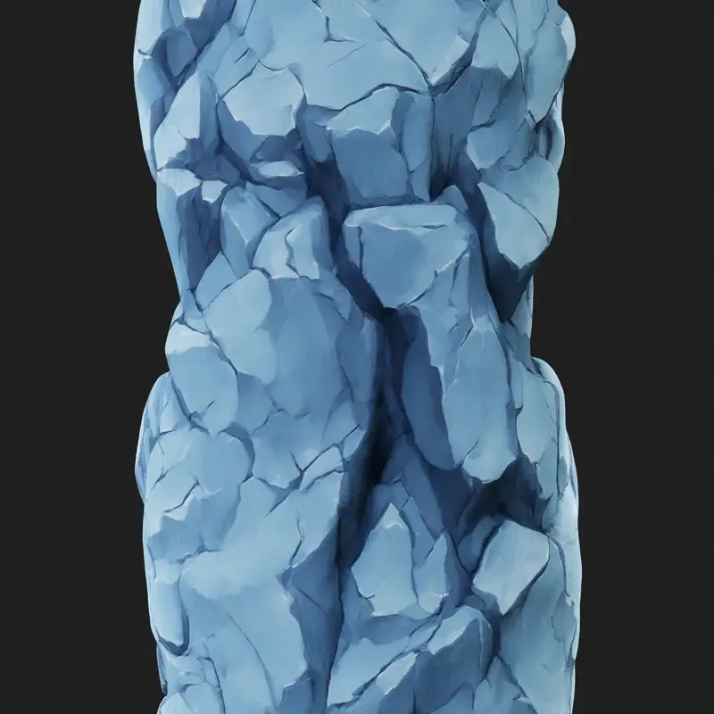 Stylized Ice Seamless Texture