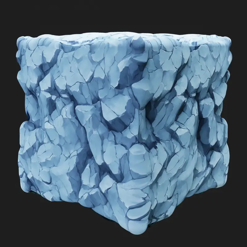 Texture transparente de glace stylisée