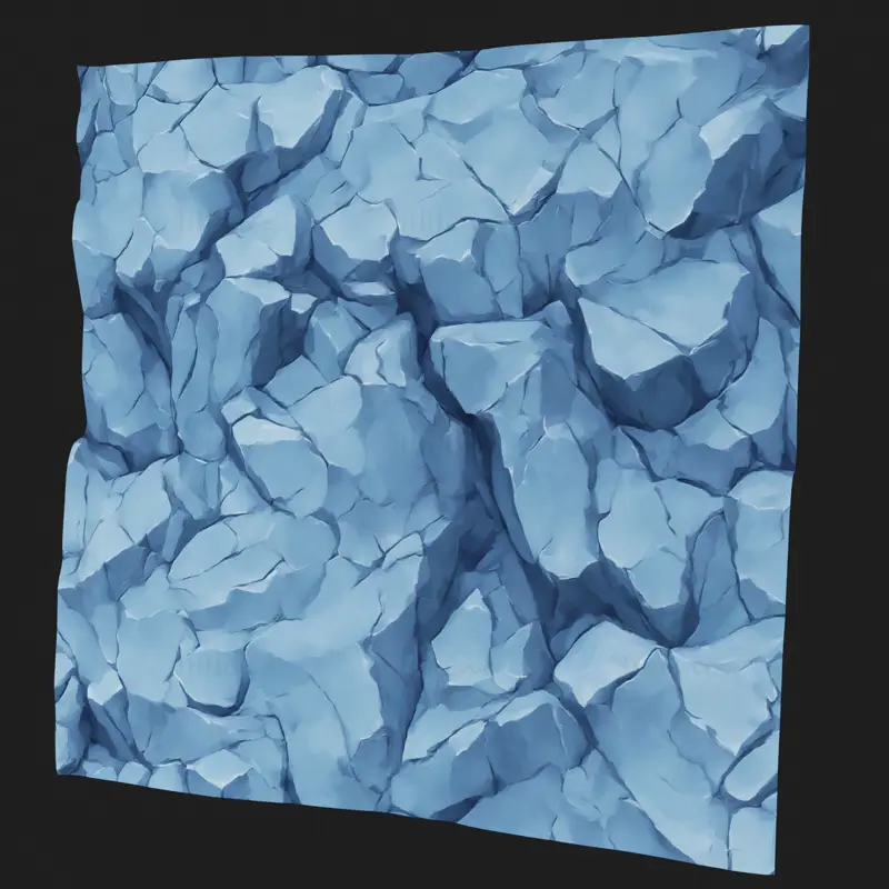 Stilizirana brezšivna tekstura ledu