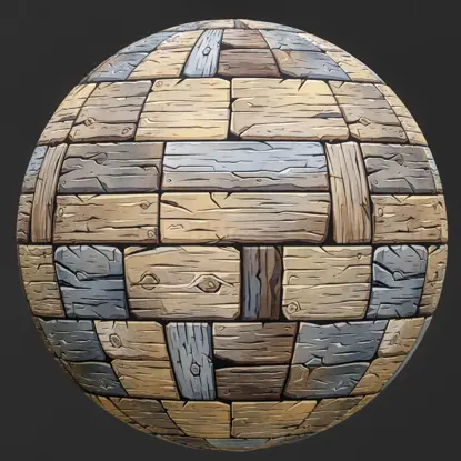 Stilizirana večbarvna brezšivna tekstura lesa za spajanje