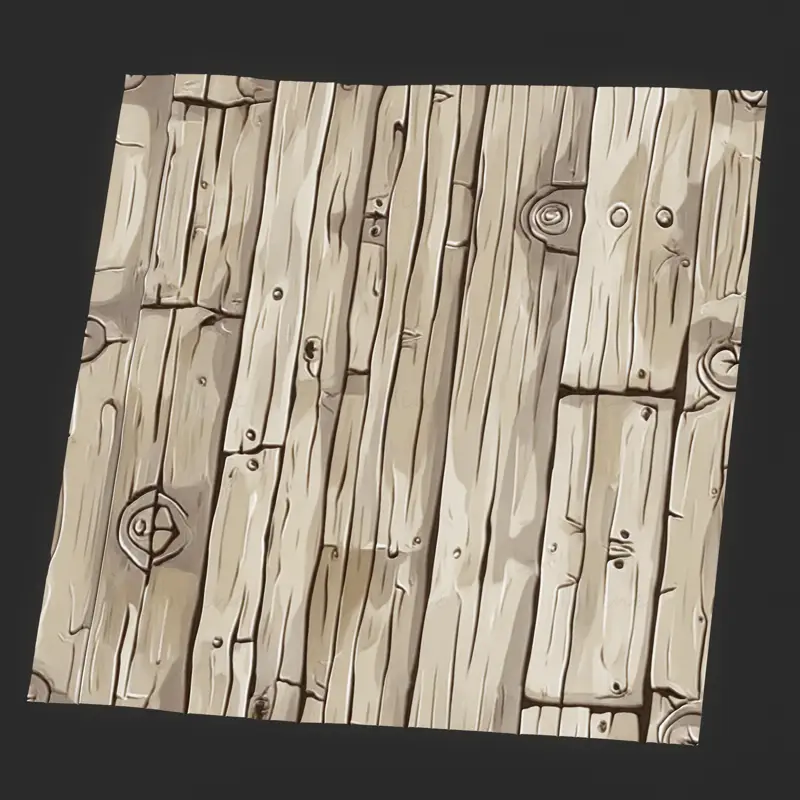 风格化自然木板无缝纹理
