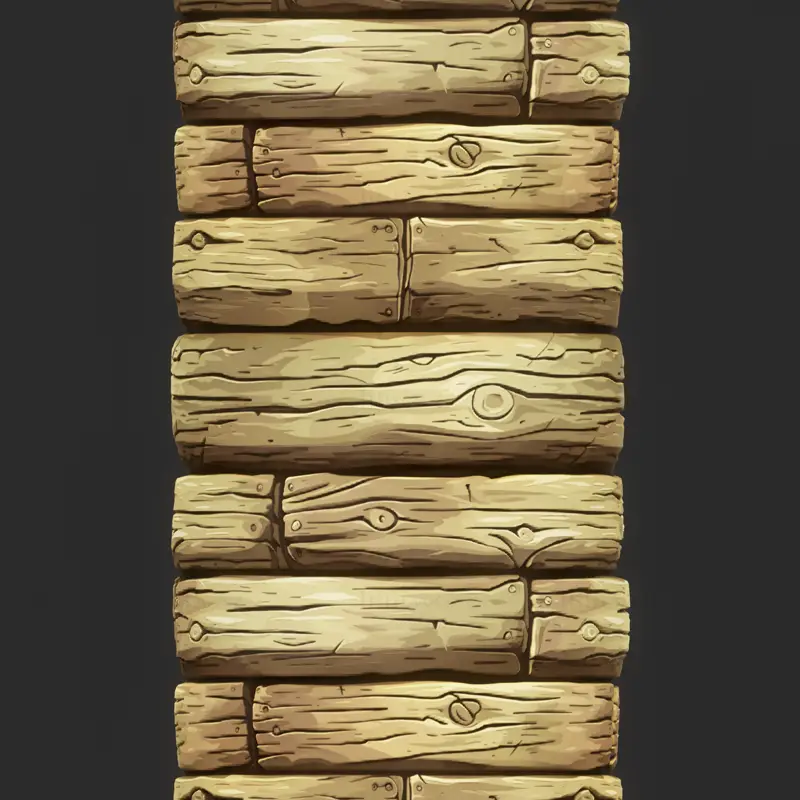 Stylized Nature Wood Seamless Texture