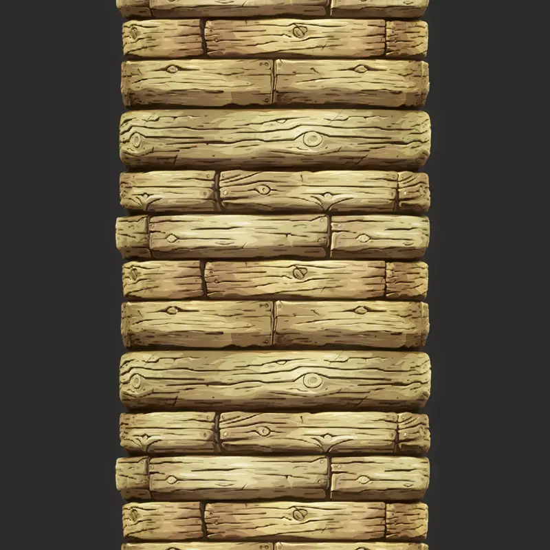 Stylized Nature Wood Seamless Texture