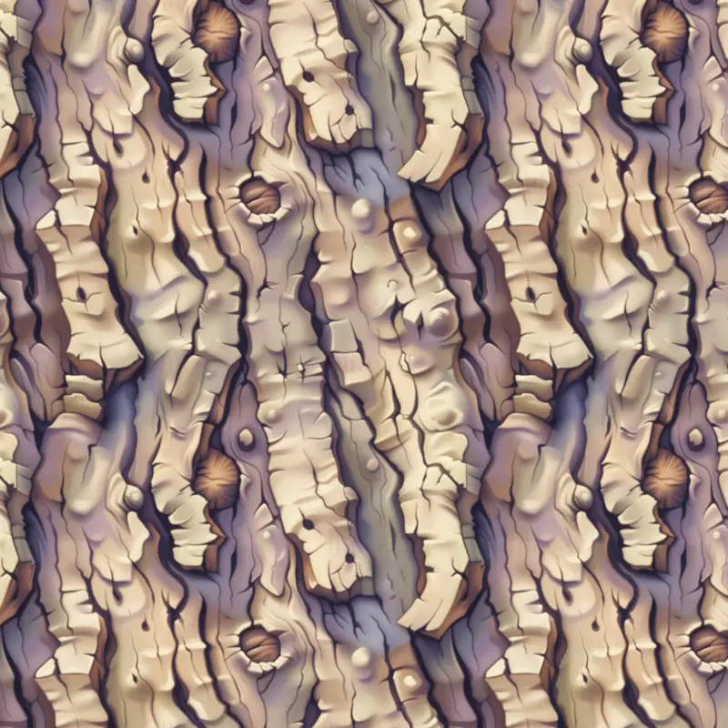 Stylized Old Bark Seamless Texture