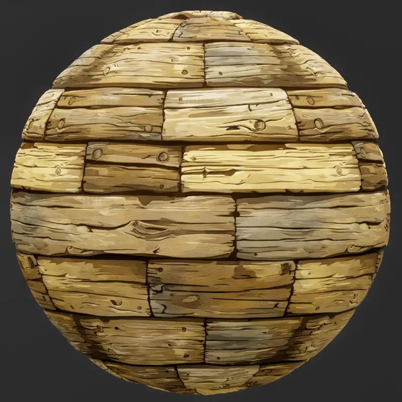 Stylized Old Wood Seamless Texture