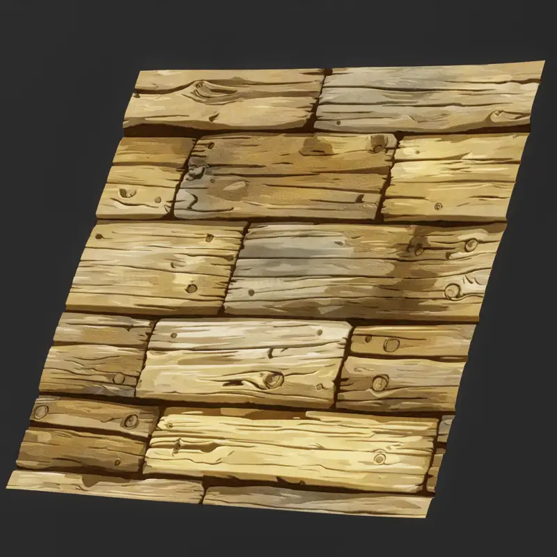 Stylized Old Wood Seamless Texture