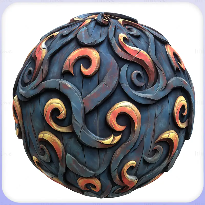 Stylized Ornaments Seamless Texture