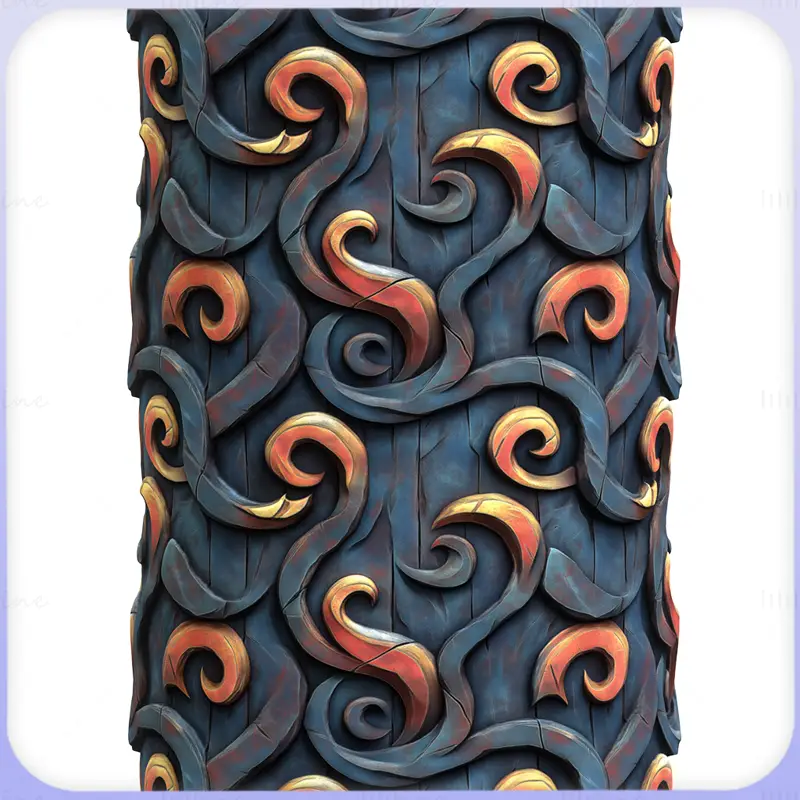 Stylized Ornaments Seamless Texture