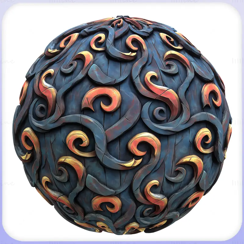 Stylized Ornaments Seamless Texture