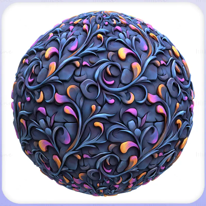 Stylized Ornaments Seamless Texture