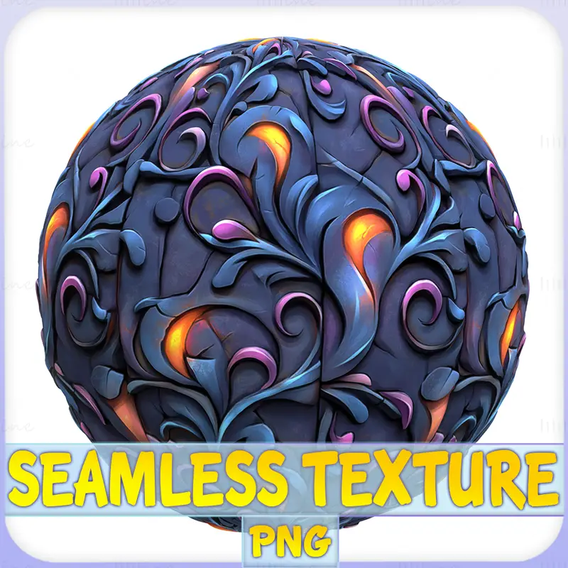 Stylized Ornaments Seamless Texture