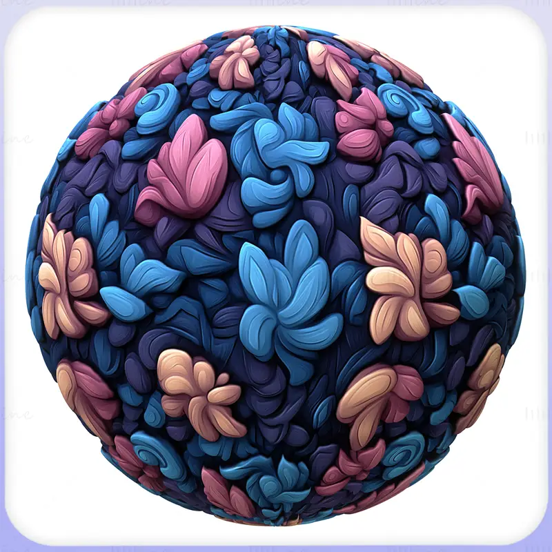 Stylized Ornaments Seamless Texture