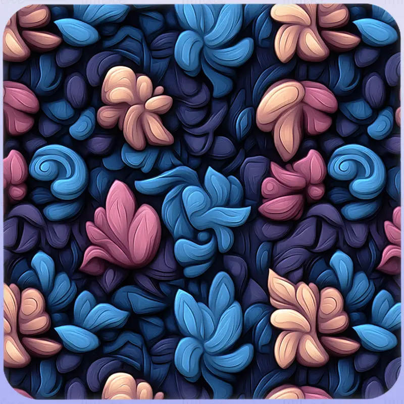 Stylized Ornaments Seamless Texture