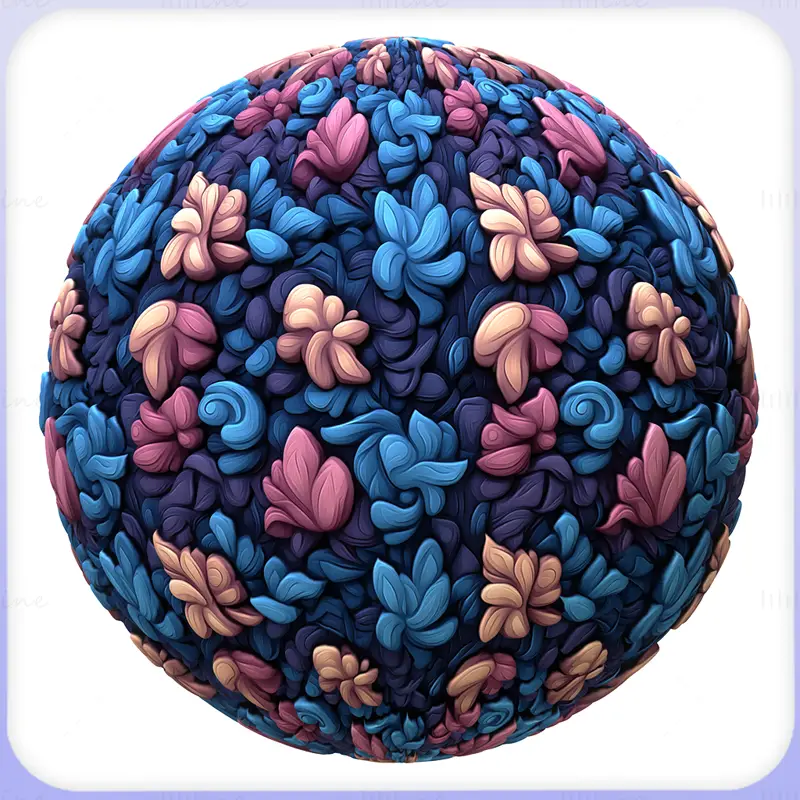 Stylized Ornaments Seamless Texture