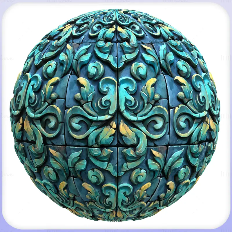 Stylized Ornaments Seamless Texture