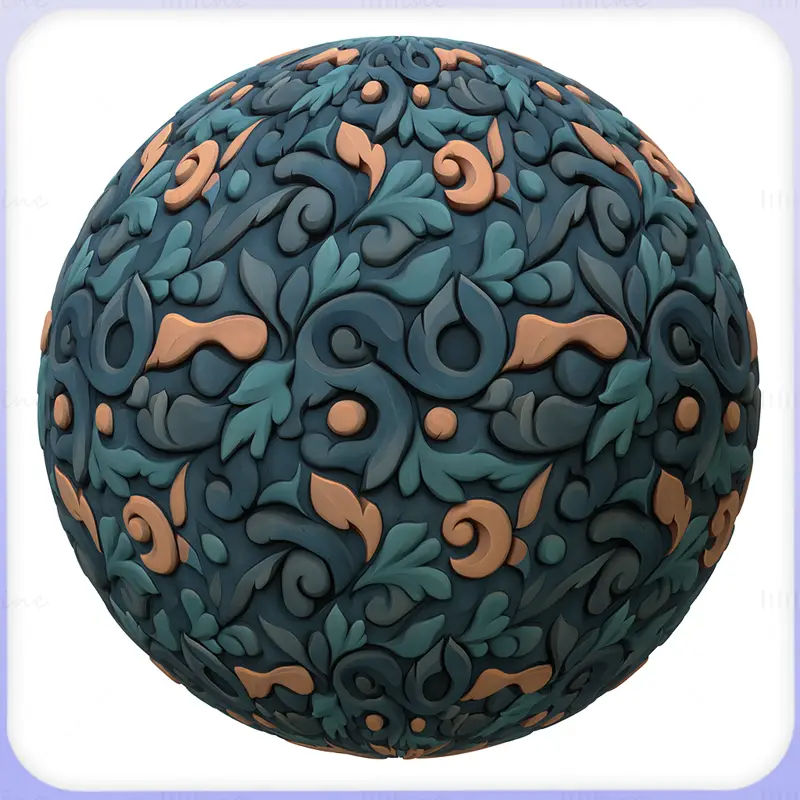 Stylized Ornaments Seamless Texture