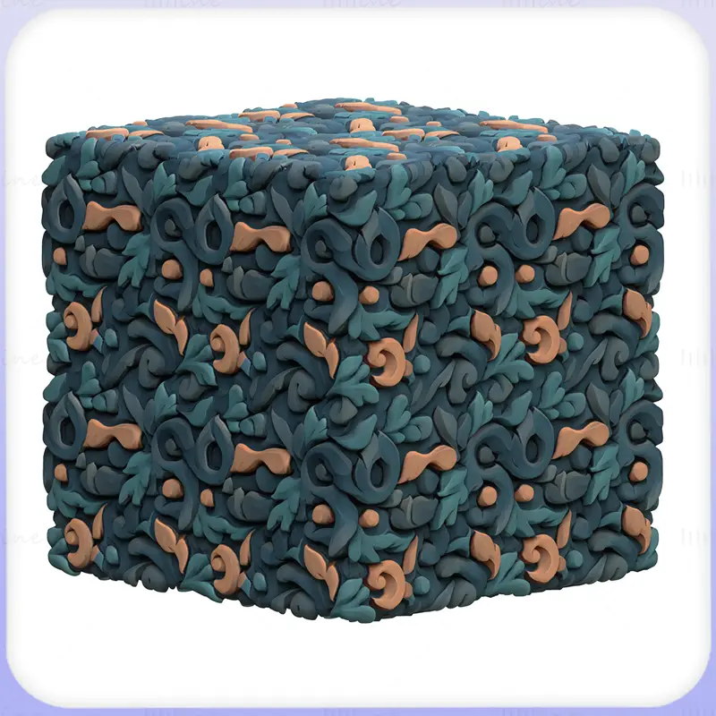 Stylized Ornaments Seamless Texture