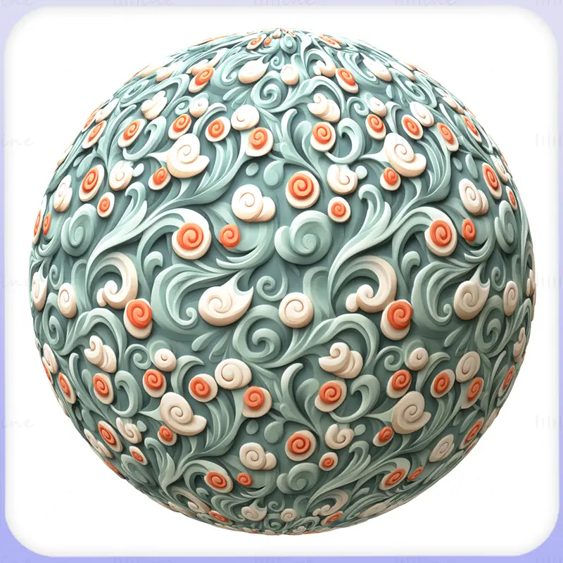 Stylized Ornaments Seamless Texture