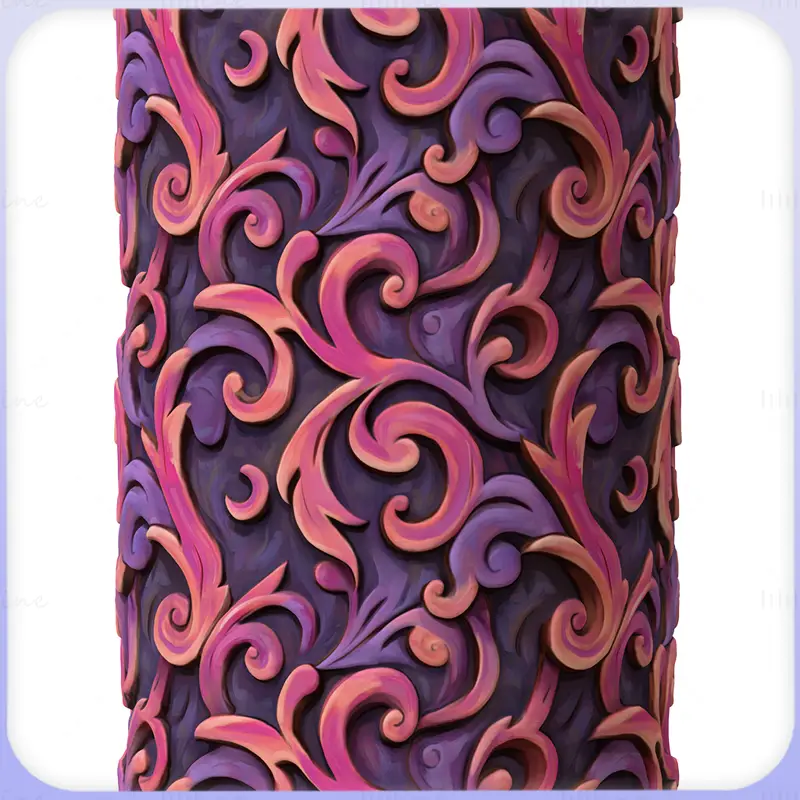 Stylized Ornaments Seamless Texture