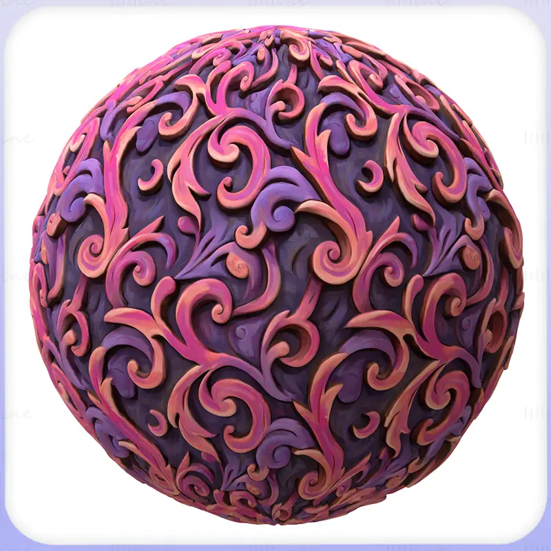 Stylized Ornaments Seamless Texture