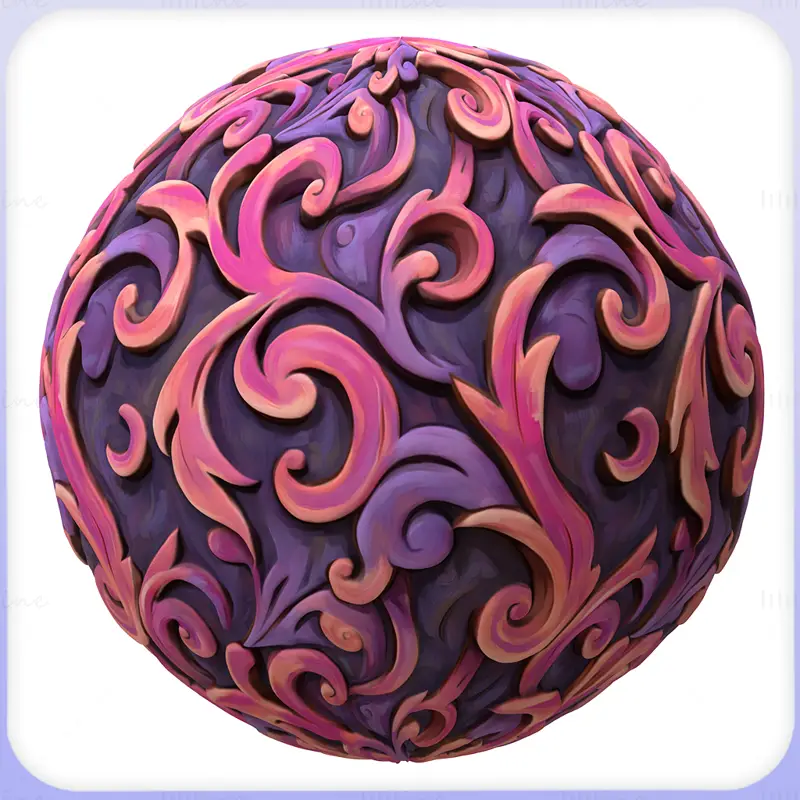 Stylized Ornaments Seamless Texture